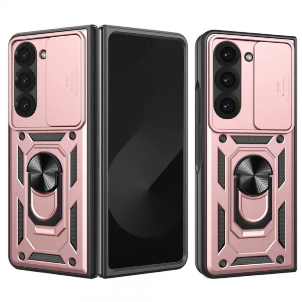 Husa pentru Samsung Galaxy Z Fold6 F956, Techsuit, CamShield, Roz
