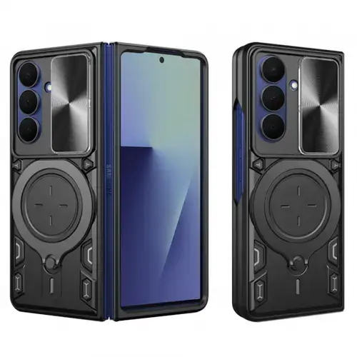 Husa pentru Samsung Galaxy Z Fold7 F966, Techsuit, CamGuard Pro, Neagra