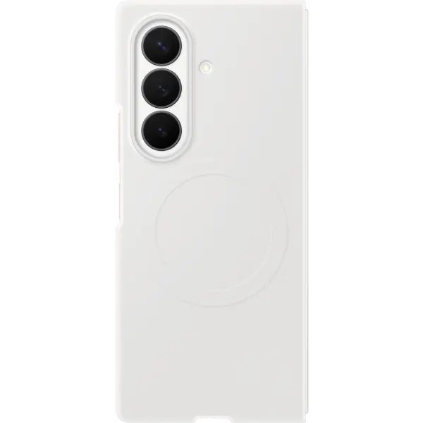 Husa pentru Samsung Galaxy Z Fold8 Ultra F976, Silicone Magnet Case, Alba EF-EF976CWEGWW