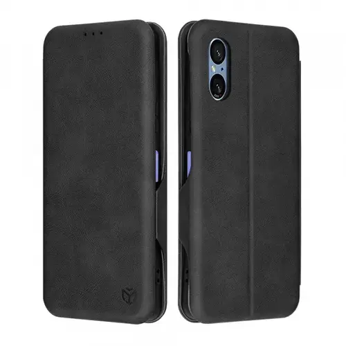 Husa pentru Sony Xperia 5 VI, Techsuit, Safe Wallet Plus, Neagra
