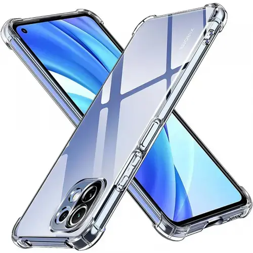 Husa pentru Xiaomi 11 Lite 5G NE / Mi 11 Lite 5G / 11 Lite, Techsuit, Shockproof Clear, Transparenta