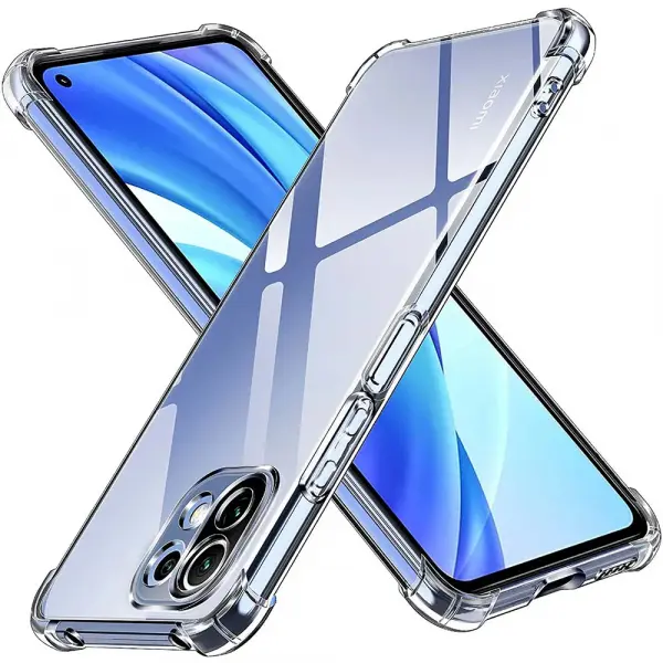 Husa pentru Xiaomi 11 Lite 5G NE / Mi 11 Lite 5G / 11 Lite, Techsuit, Shockproof Clear, Transparenta