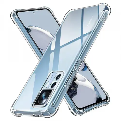 Husa pentru Xiaomi 12T / 12T Pro, Techsuit, Shockproof Clear, Transparenta