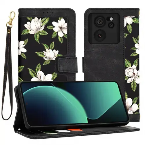Husa pentru Xiaomi 13T Pro / 13T, Techsuit, FlipCraft, Neagra