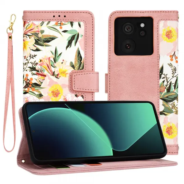 Husa pentru Xiaomi 13T Pro / 13T, Techsuit, FlipCraft, Roz
