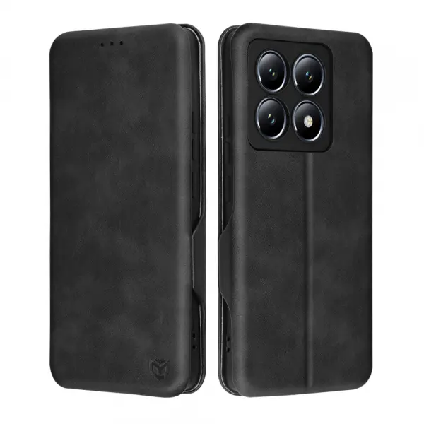 Husa pentru Xiaomi 14 Pro, Techsuit, Safe Wallet Plus, Neagra