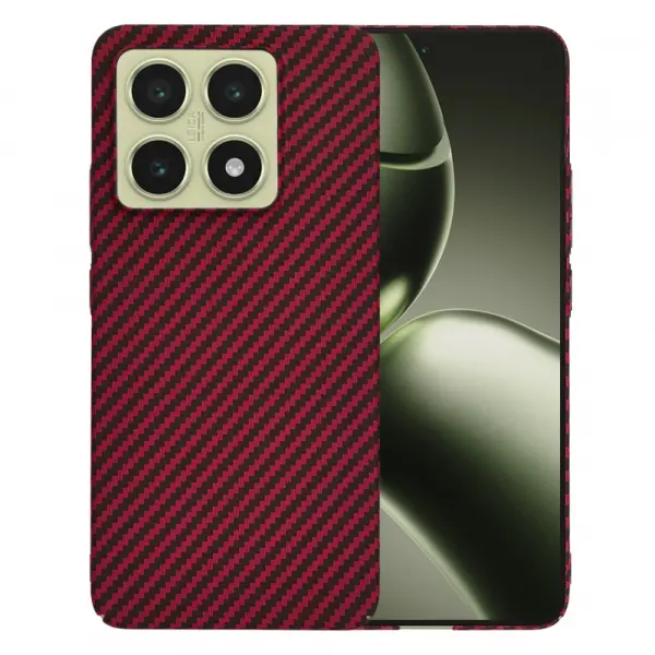 Husa pentru Xiaomi 14T, Techsuit, Carbonite FiberShell, Rosie