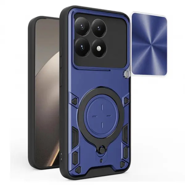 Husa pentru Xiaomi 15T, Techsuit, CamGuard Pro, Albastra