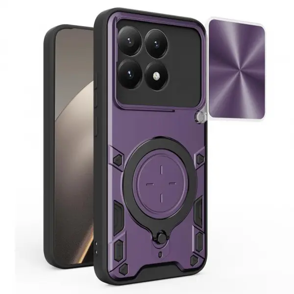 Husa pentru Xiaomi 15T, Techsuit, CamGuard Pro, Mov