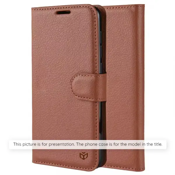 Husa pentru Xiaomi 15T, Techsuit, Leather Folio, Maro