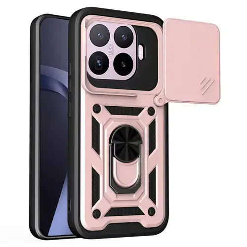 Husa pentru Xiaomi 17T Pro, Techsuit, CamShield, Roz/Aurie