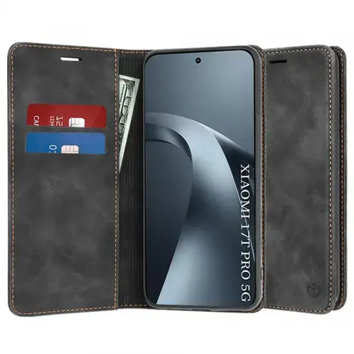 Husa pentru Xiaomi 17T Pro, Techsuit, Confy, Neagra