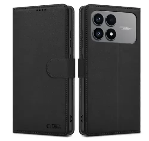 Husa pentru Xiaomi Poco F8 Pro, Tech-Protect, Wallet, Neagra