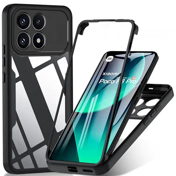 Husa pentru Xiaomi Poco F8 Pro, Techsuit, ColorVerse 360, Neagra