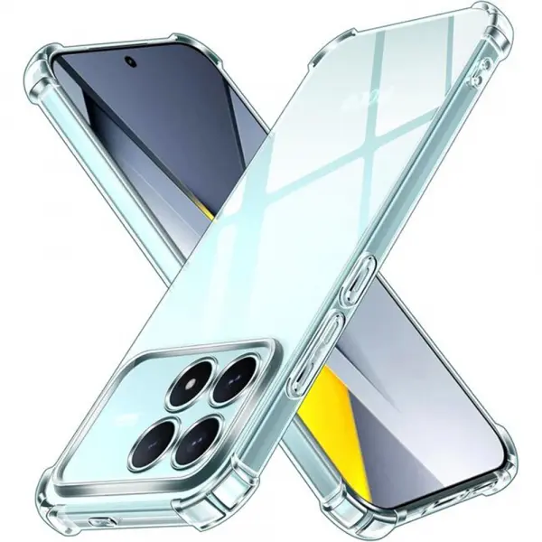 Husa pentru Xiaomi Poco F8 Pro, Techsuit, Shockproof Clear, Transparenta