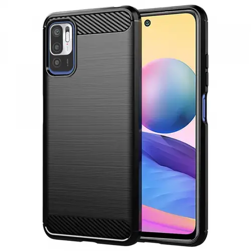 Husa pentru Xiaomi Poco M3 Pro 5G / Redmi Note 10 5G, Techsuit Carbon (Negru)