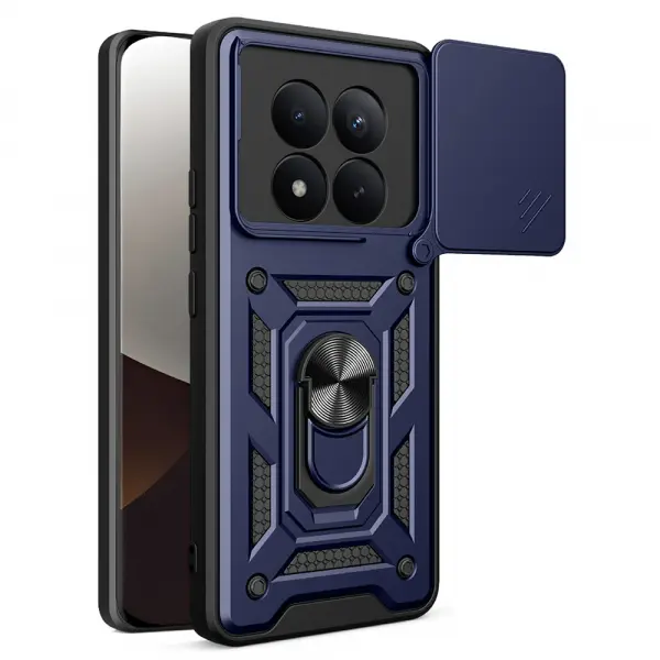 Husa pentru Xiaomi Poco M8 Pro / Redmi Note 15 Pro+ 5G, Techsuit, CamShield, Albastra
