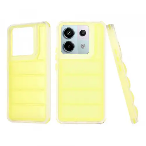Husa pentru Xiaomi Poco X6 / Note 13 Pro 5G, Techsuit, Wave Shield, Galbena