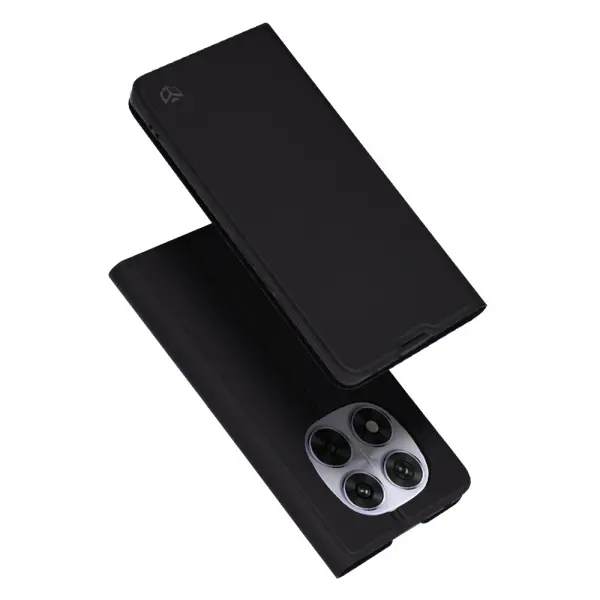 Husa pentru Xiaomi Poco X7 / Note 14 Pro 5G, Techsuit, Magskin Book, Neagra