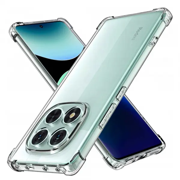 Husa pentru Xiaomi Poco X7 / Note 14 Pro 5G, Techsuit, Shockproof Clear, Transparenta