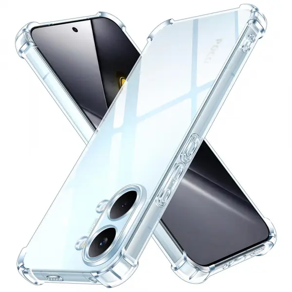 Husa pentru Xiaomi Poco X8 Pro Max, Techsuit, Shockproof Clear, Transparenta
