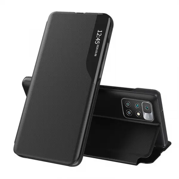Husa pentru Xiaomi Redmi 10 2022 / 10 (2021), Techsuit, eFold, Neagra