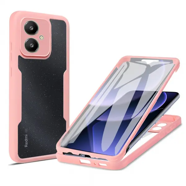 Husa pentru Xiaomi Redmi 13C 5G, Techsuit, ColorVerse 360, Roz
