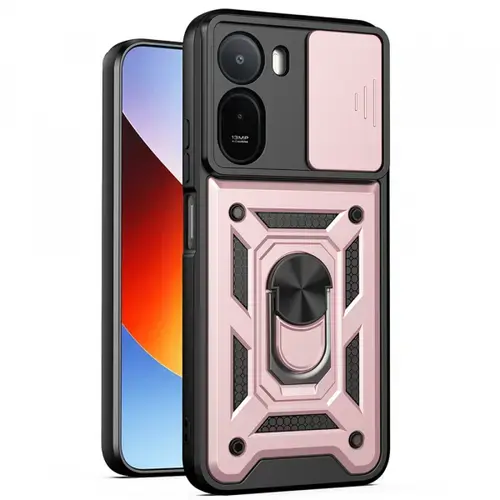 Husa pentru Xiaomi Redmi A7 Pro 4G, Techsuit, CamShield, Roz Aurie