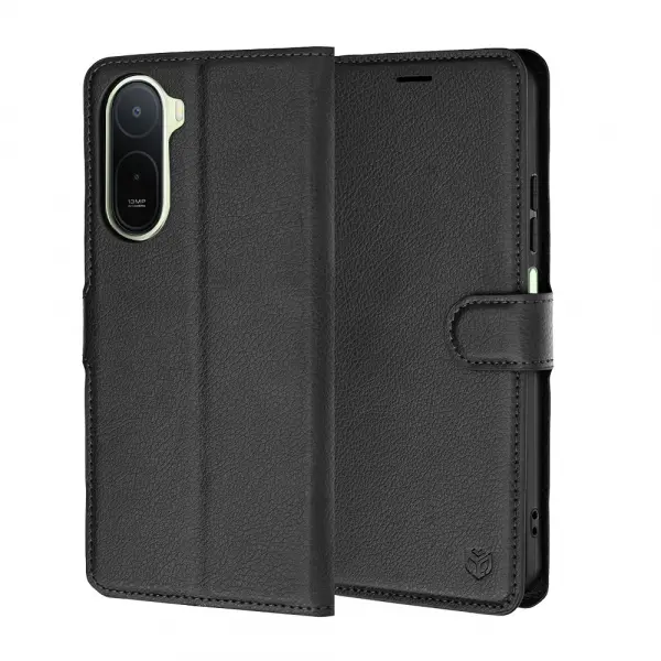 Husa pentru Xiaomi Redmi A7 Pro 4G, Techsuit, Leather Folio, Neagra