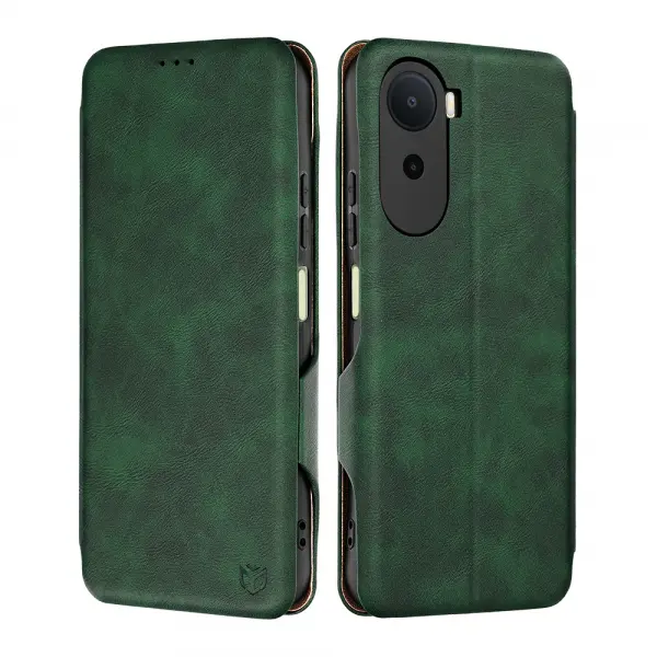 Husa pentru Xiaomi Redmi A7 Pro 4G, Techsuit, Safe Wallet Plus, Verde