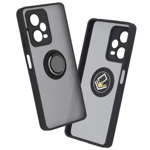 Husa pentru Xiaomi Redmi Note 12 Pro+, Techsuit, Glinth, Neagra