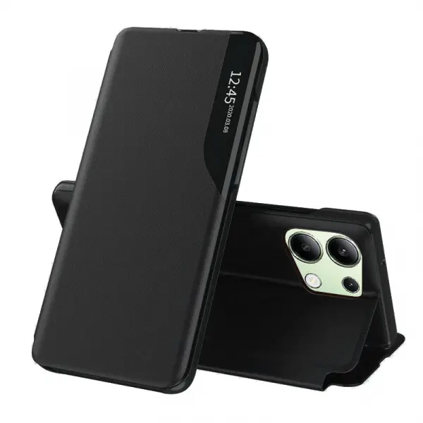 Husa pentru Xiaomi Redmi Note 13 4G, Techsuit, eFold, Neagra