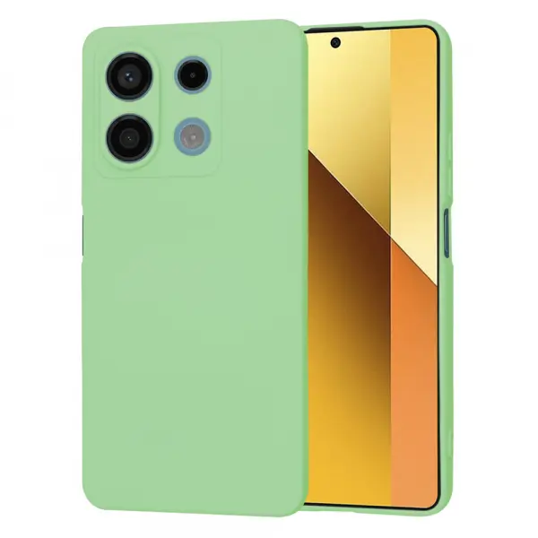 Husa pentru Xiaomi Redmi Note 13 5G, Techsuit, SoftFlex, Verde Deschis