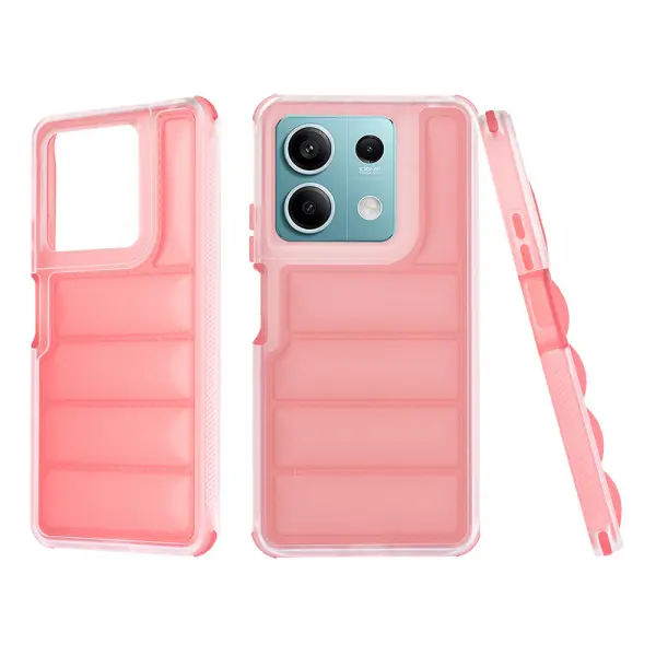 Husa pentru Xiaomi Redmi Note 13 5G, Techsuit, Wave Shield, Rosie
