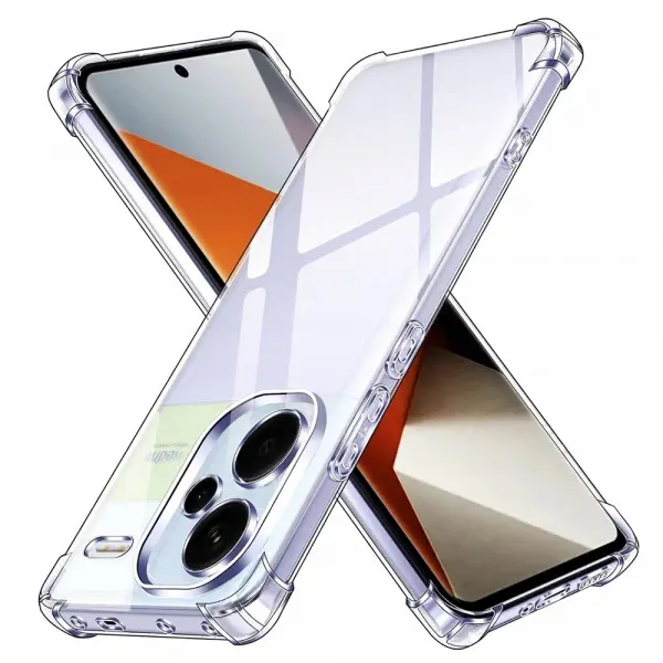 Husa pentru Xiaomi Redmi Note 13 Pro+, Techsuit, Shockproof Clear, Transparenta