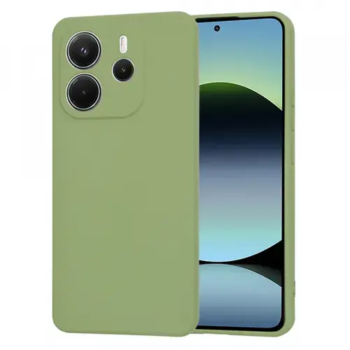 Husa pentru Xiaomi Redmi Note 14 4G (Standard), Techsuit, SoftFlex, Verde Matcha