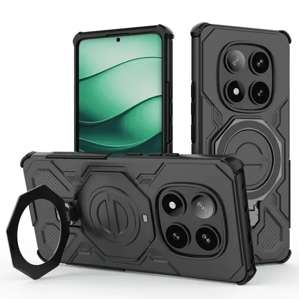 Husa pentru Xiaomi Redmi Note 14 Pro+ 5G, Techsuit, Carbon Shield Pro, Neagra