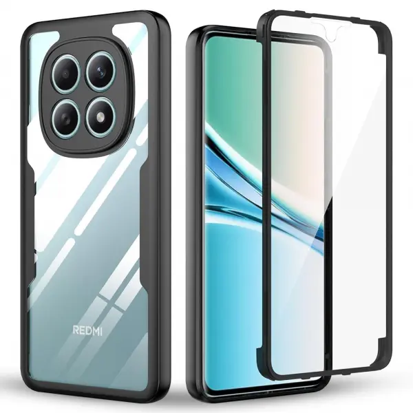 Husa pentru Xiaomi Redmi Note 15 4G, Techsuit, ColorVerse 360, Neagra