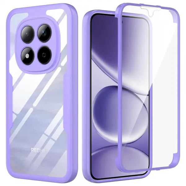 Husa pentru Xiaomi Redmi Note 15 Pro 5G, Techsuit, ColorVerse 360, Mov