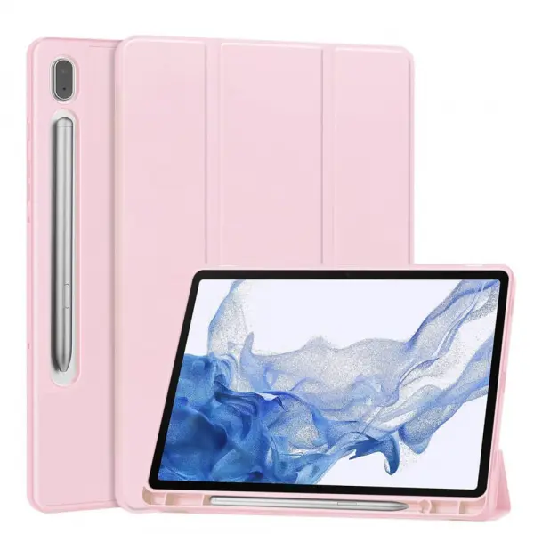 Husa pentru Xiaomi Redmi Pad 2, Techsuit, Flex Trifold, Roz