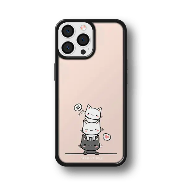 Husa Pink Kitty Cat Apple iPhone Impact Ultra - iPhone 15 Plus
