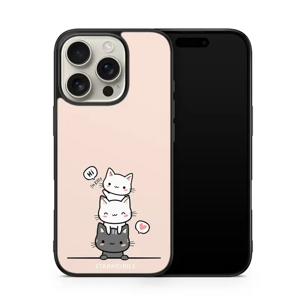 Husa Pink Kitty Cat Apple iPhone Impact Ultra - iPhone 16 Pro