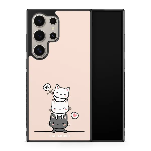 Husa Pink Kitty Cat Samsung Impact Ultra - Samsung A72
