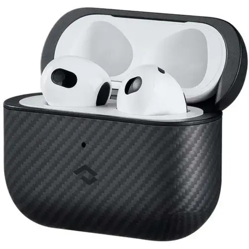 Husa Pitaka MagEZ 2 compatibila cu Airpods 3 MagSafe, Negru