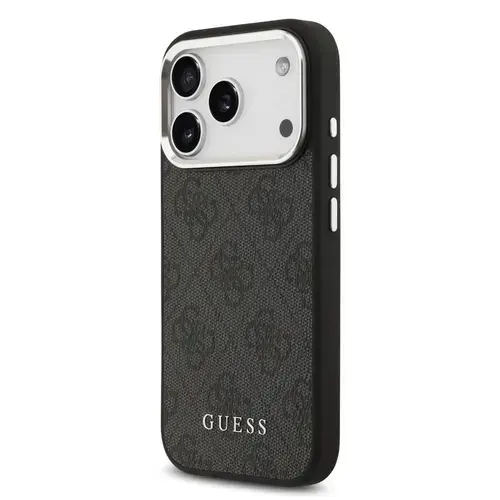 Husa Protectei Spate Guess 4G MagSafe pentru Apple iPhone 17 Pro Max (Negru)