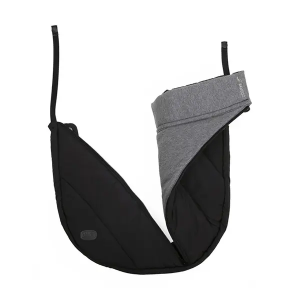 Husa protectie picioare universala Chicco pentru scoica auto, Negru, 0 luni+