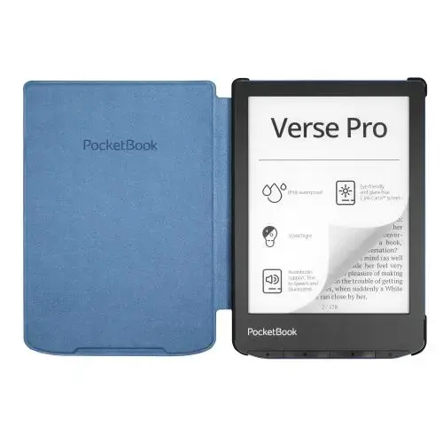 Husa protectie Pocketbook Shell Cover pentru Verse/Verse Pro (Albastru)