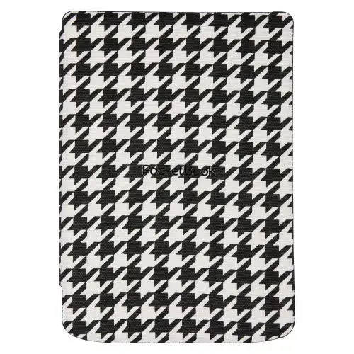 Husa protectie Pocketbook Shell Cover pentru Verse/Verse Pro, Rhombus Print (Alb/Negru)