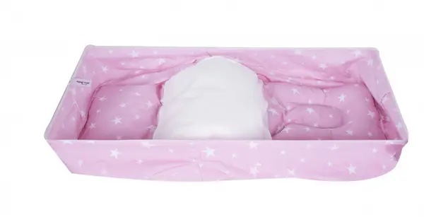 Husa protectie scoica auto cu reductor pink Stars