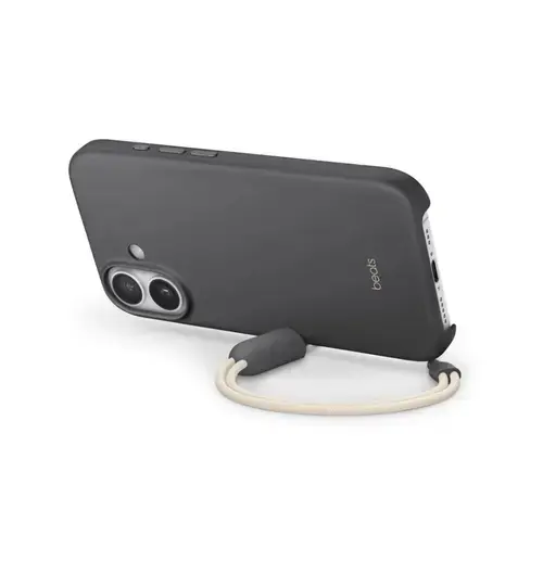 Husa Protectie Spate Apple Beats MGY64LL/A, pentru iPhone 17, Kickstand Case cu Magsafe si Camera Control (Gri)